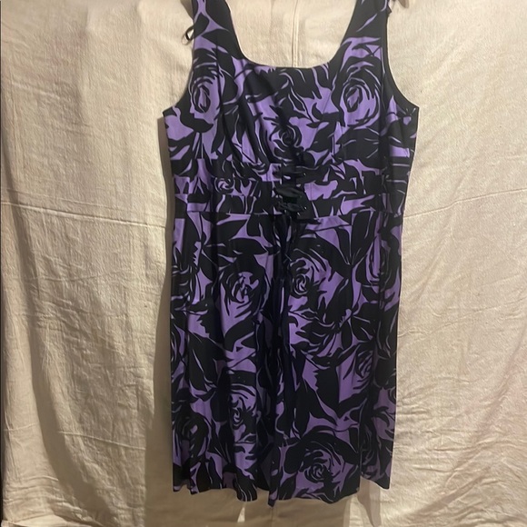 Donna Ricco Dresses & Skirts - Donna Ricco Purple Ruched High-Low Sundress